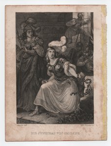 Die Jungfrau von Orleans, ca. 1840 (Gravur) von Peter Carl Geissler