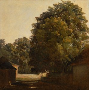 Landschaft mit Kastanienbaum von Peter DeWint