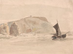 Schiffswrack vor den Needles, Isle of Wight von Peter DeWint