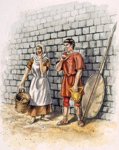 Römischer Mann und Frau von Peter Dunn