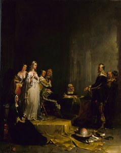 Kolumbus vor der Königin, 1841
