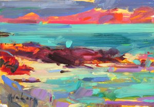 Am Ufer, Iona, 2012 von Peter Graham (Contemporary)
