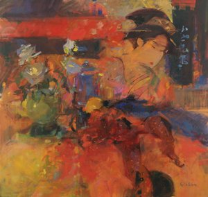 Sommerrosen von Peter Graham (Contemporary)