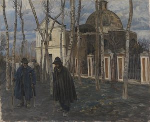 Bettler vor S. Giuliano, in der Nähe von Pompeji. 1904-05