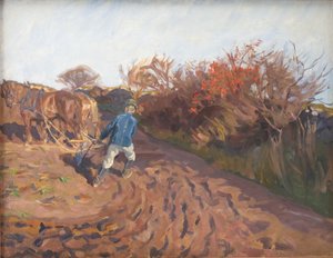 Der Pflüger wendet von Peter Hansen