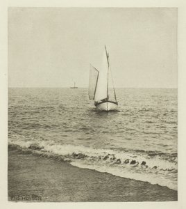 Ein Suffolk-Shrimper "An Land kommen" von Peter Henry Emerson