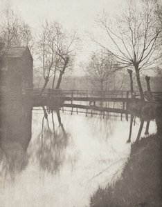 Fußgängerbrücke in der Nähe von Chingford von Peter Henry Emerson