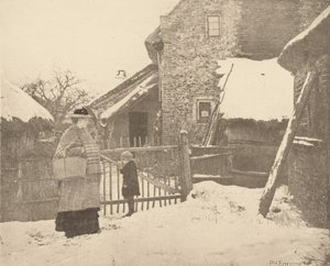 Zum Markt gehen - Eine Winterszene von Peter Henry Emerson