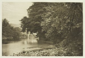 Rowsley-Brücke am Derwent von Peter Henry Emerson