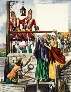 Bonnie Prince Charlie flieht nach Skye von Peter Jackson