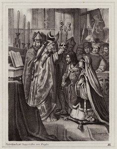 Hochzeit von Ottokar II. von Böhmen und Kunigunde von Slawonien von Peter Johann Nepomuk Geiger