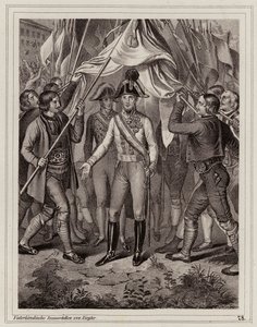 Volk von Tirol huldigt Franz I. von Österreich von Peter Johann Nepomuk Geiger