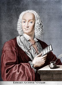 Antonio Vivaldi, italienischer Barockkomponist, katholischer Priester und virtuoser Geiger, 1725