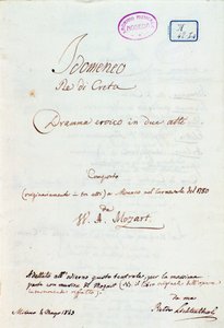 Erste Seite von Lichtenthals Bearbeitung von Mozarts 