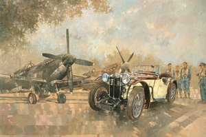 Cream Cracker MG 4 Spitfires von Peter Miller