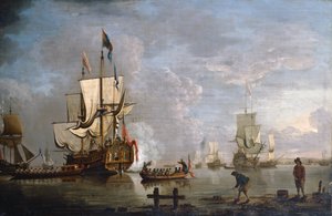 Der Morgenschuss: HMS Peregrine vor Rochester