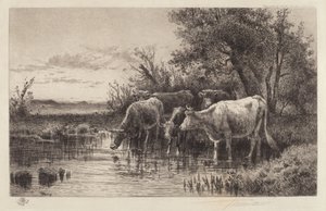 Die Abendstunde von Peter Moran