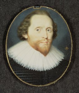 Mann, der William Herbert, 3. Earl of Pembroke, sein soll, ca. 1625 von Peter Oliver