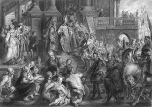 Heiliger Bavon von Peter Paul (after) Rubens