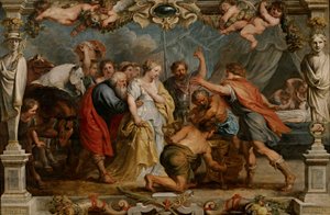 Briseis kehrt zu Achilles zurück von Peter Paul Rubens