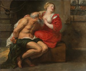 Cimon und Pero (Römische Wohltätigkeit) von Peter Paul Rubens