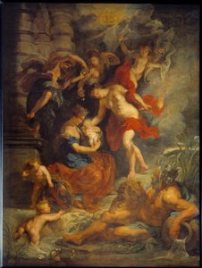 Zyklus von Marie de Medicis: Die Geburt von Marie de Medicis in Florenz am 26.04.1573