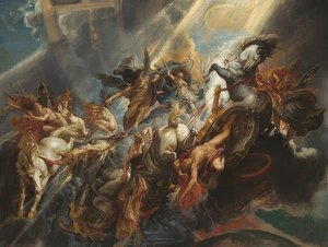 Der Sturz des Phaethon von Peter Paul Rubens