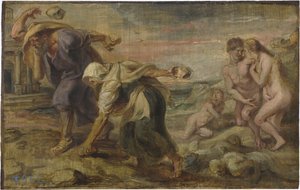 Deukalion und Pyrrha, ca. 1636