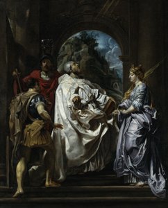 Die Heiligen Gregor, Maurus, Papianus und Domitilla von Peter Paul Rubens