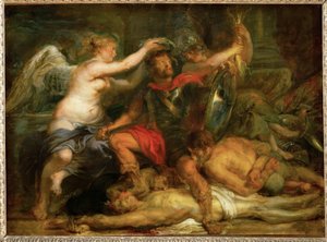 Die Krönung des Siegers von Peter Paul Rubens