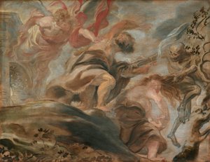 Vertreibung aus dem Garten Eden von Peter Paul Rubens