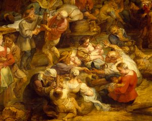 Jahrmarkt (Detail) von Peter Paul Rubens