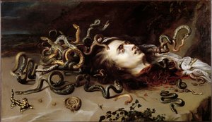 Kopf der Medusa, 1618