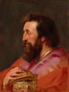 Kopf eines der drei Könige: Melchior, der assyrische König von Peter Paul Rubens