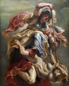 Minerva als Weisheit, die Aufruhr besiegt, zwischen 1632 und 1634 von Peter Paul Rubens