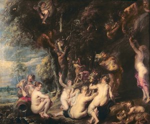 Nymphen und Satyrn von Peter Paul Rubens
