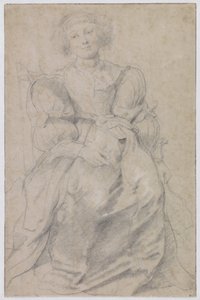 Porträt von Hélène Fourment, um 1630-31 von Peter Paul Rubens