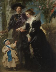 Rubens, seine Frau Helena Fourment 1614-1673 und ihr Sohn Frans 1633-1678, ca. 1635 von Peter Paul Rubens