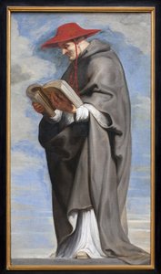 Heiliger Bonaventura. (Pendant des heiligen Franziskus in Ekstase). Die Lehre dieses Heiligen, die von der Franziskanerschule bis zum Ende des 16. Jahrhunderts wenig geschätzt wurde, wurde von den Theologen der Gegenreformation geehrt. Szenen aus dem Leben von Peter Paul Rubens
