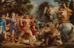 Die Kalydonische Eberjagd von Peter Paul Rubens