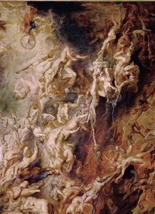 Der Fall der Verdammten von Peter Paul Rubens