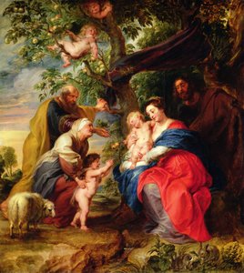 Die Heilige Familie unter einem Apfelbaum, ca. 1632