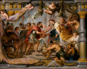 Das Treffen von Abraham und Melchisedek, um 1626 von Peter Paul Rubens