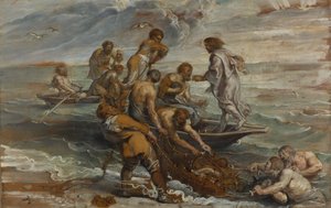 Der wunderbare Fischfang, 1618-1619 von Peter Paul Rubens
