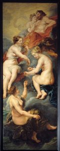 Die Parzen spinnen das Schicksal von Maria von Medici