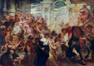 Der Raub der Sabinerinnen, um 1635-1640, 1912
