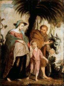 Die Rückkehr aus Ägypten, 1614 von Peter Paul Rubens