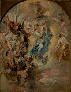 Die Jungfrau als Frau der Apokalypse von Peter Paul Rubens
