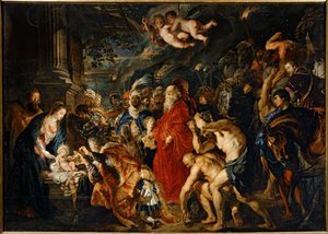 Die Anbetung der drei Weisen von Peter Paul Rubens