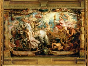 Der Triumph der Kirche über Wut, Zwietracht und Hass von Peter Paul Rubens